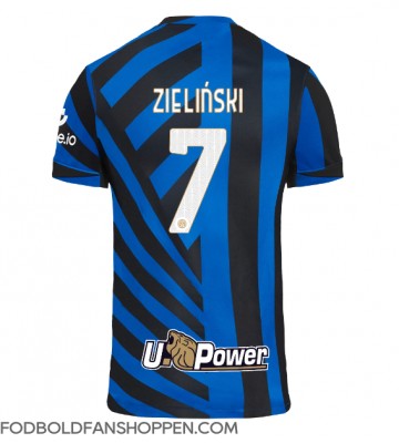 Inter Milan Piotr Zielinski #7 Hjemmebanetrøje 2024-25 Kortærmet